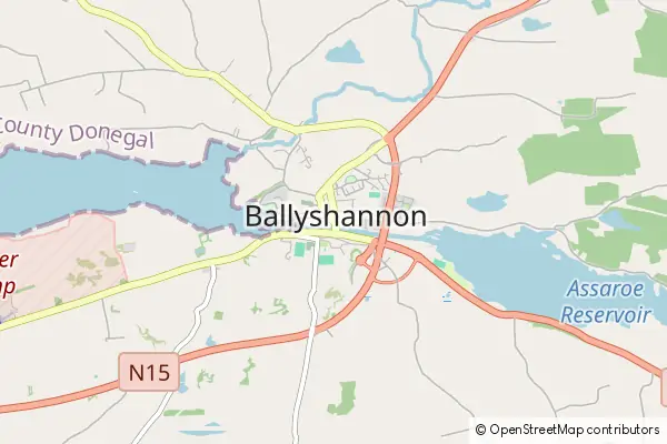 Mapa Ballyshannon