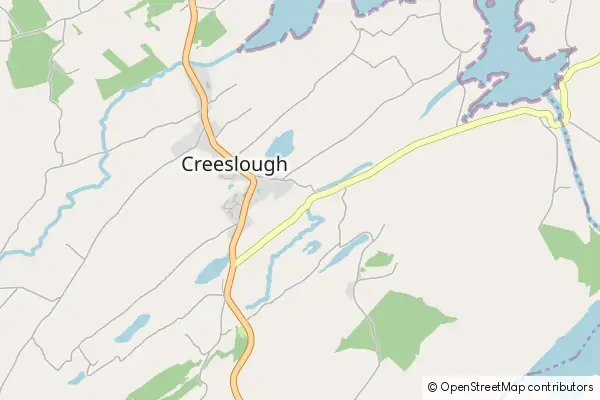 Mapa Creeslough