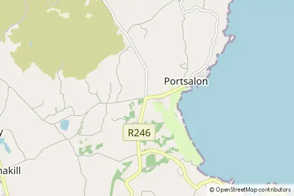 Mapa Portsalon