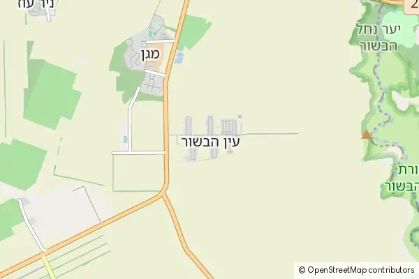 Mapa Ein Habesor