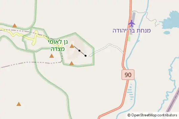 Mapa Masada