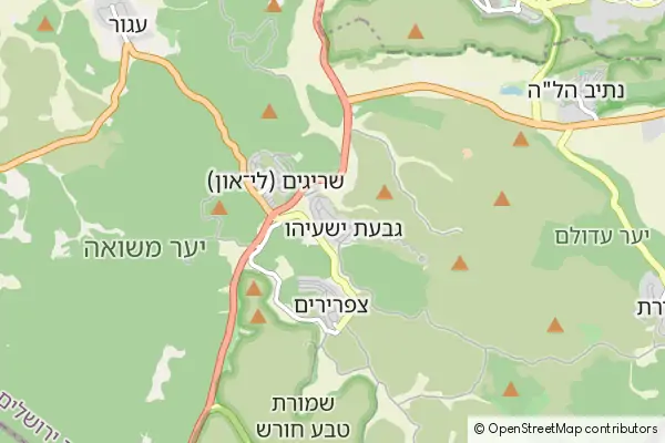 Mapa Givat Yeshayahu