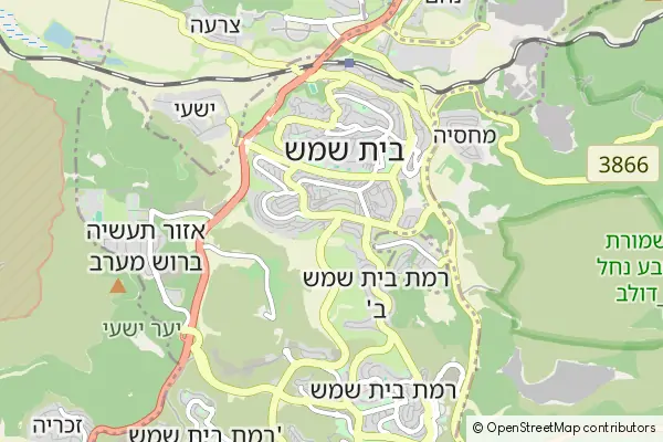 Mapa Beit Shemesh