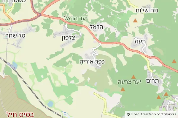 Mapa Kfar Uriah