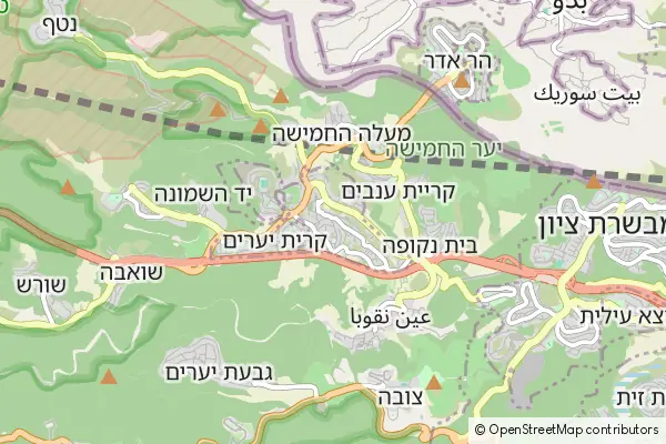 Mapa Abu Ghosh