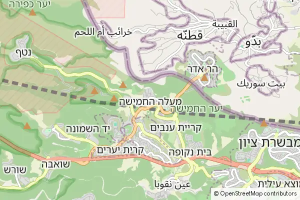 Mapa Ma'ale HaHamisha