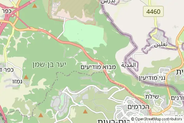 Mapa Ben Shemen