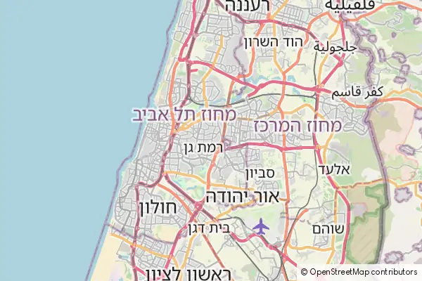 Mapa Ramat Gan