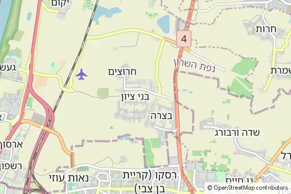 Mapa Bnei Tzion