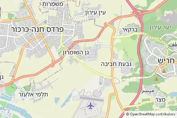 Mapa Ein Shemer