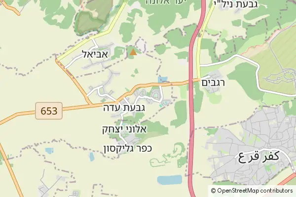 Mapa Givat Ada