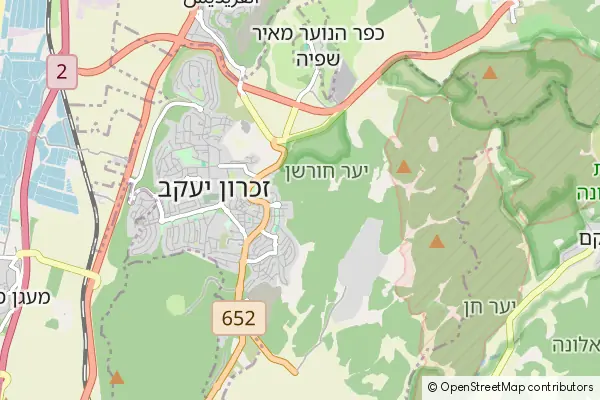 Mapa Zichron Yaakov