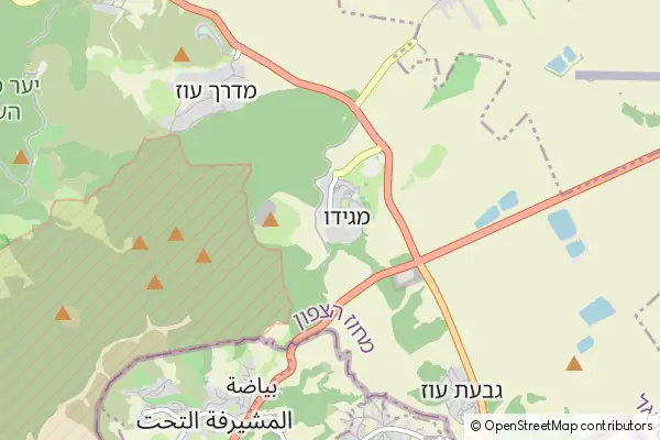 Mapa Megiddo