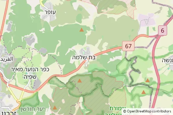 Mapa Bat Shlomo