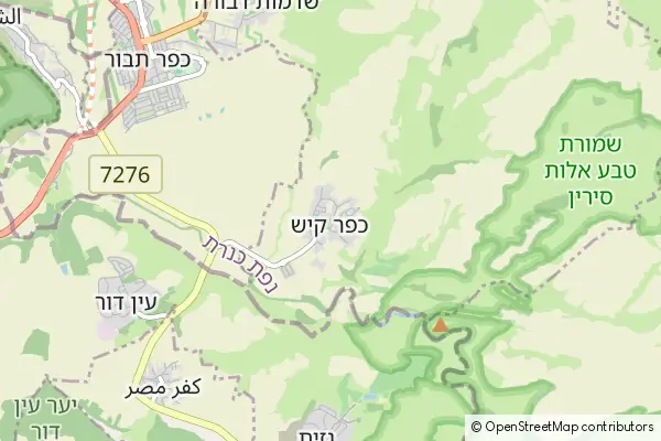 Mapa Kfar Kish