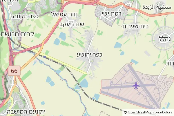 Mapa Kfar Yehoshua