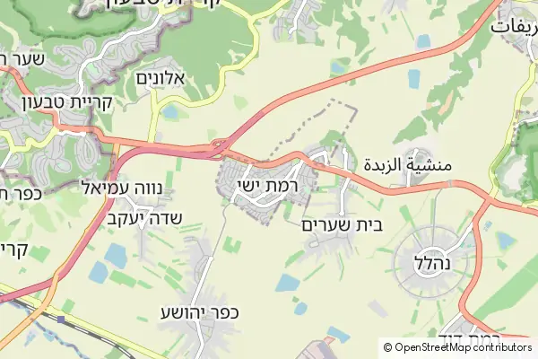 Mapa Ramat Yishay