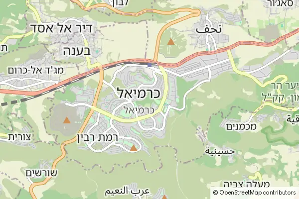 Mapa Karmiel