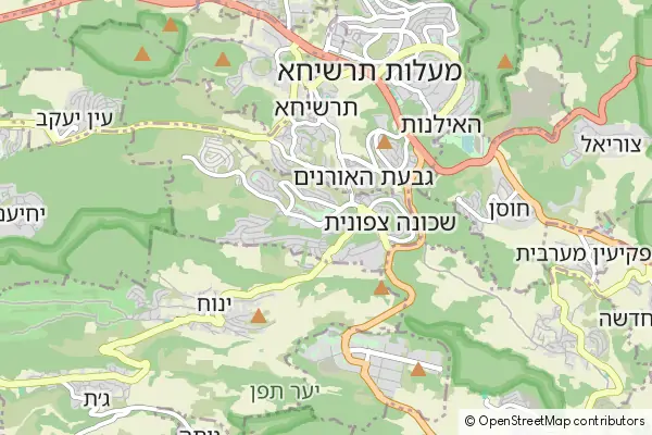 Mapa Kefar Weradim