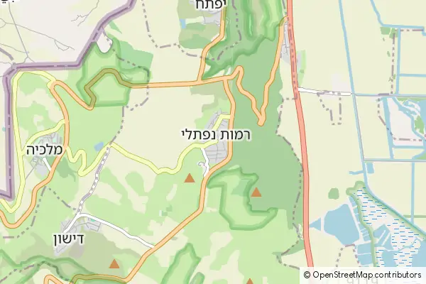 Mapa Ramot Naftali