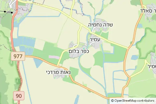 Mapa Kfar Blum