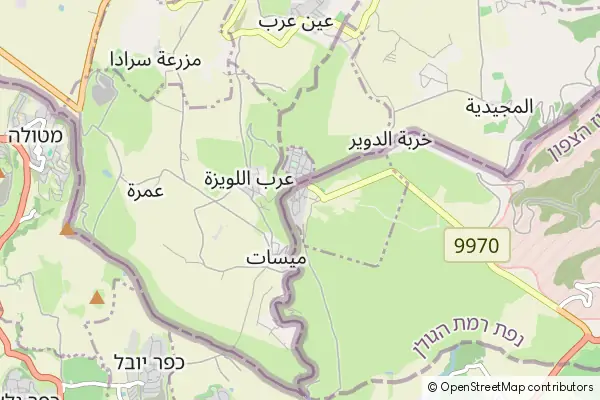 Mapa Ghajar