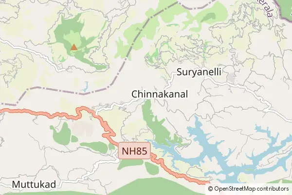 Mapa Chinnakanal