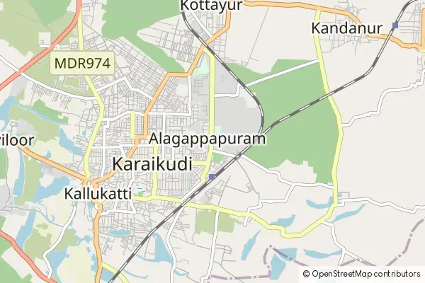 Mapa Karaikudi Taluk