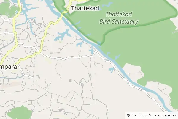 Mapa Thattekad