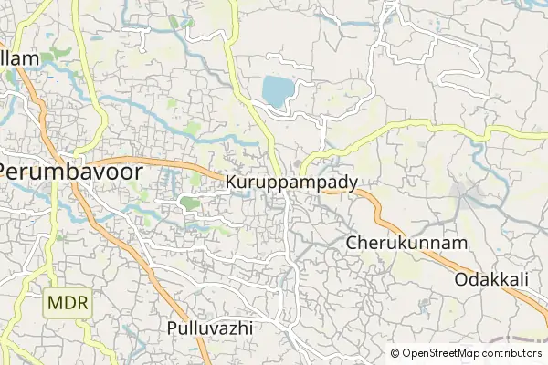 Mapa Kuruppampady