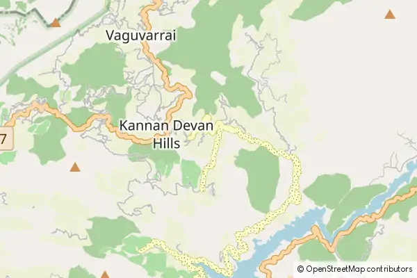 Mapa Kannan Devan Hills