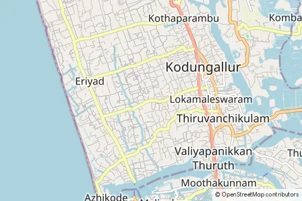 Mapa Kodungallūr