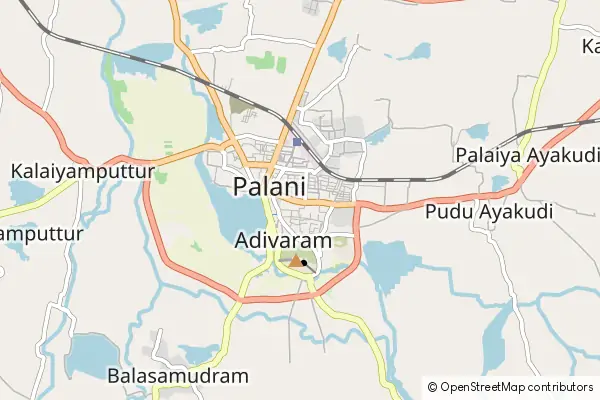 Mapa Palani