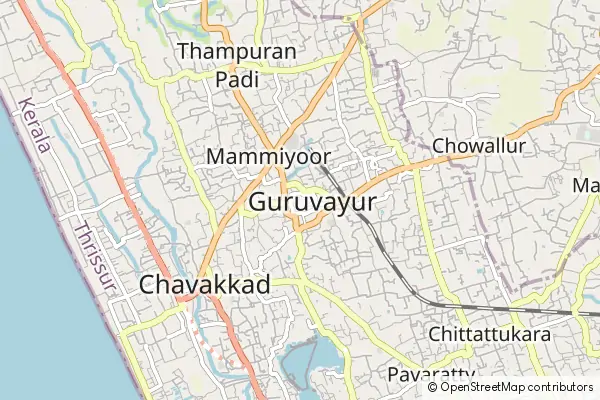 Mapa Guruvāyūr