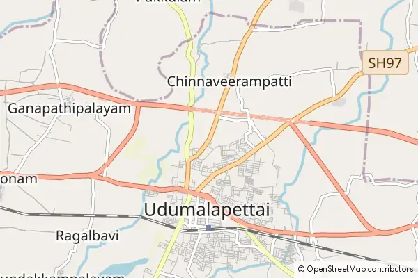 Mapa Udumalpet