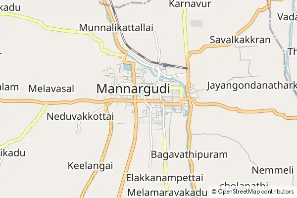 Mapa Mannargudi