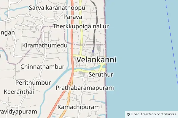 Mapa Velankanni