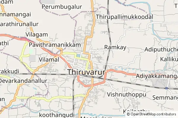 Mapa Tiruvarur