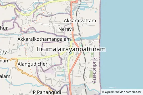 Mapa Karajkkal