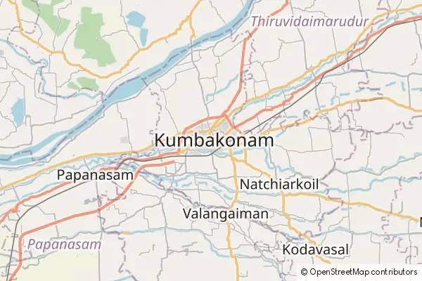 Mapa Kumbakonam