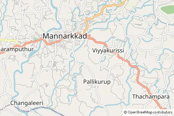 Mapa Mannarkkad