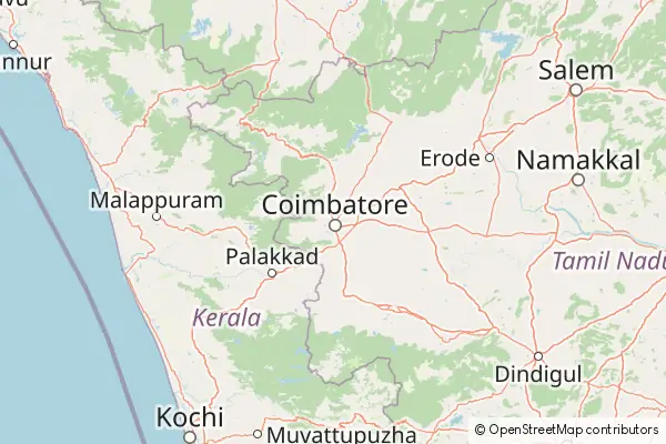 Mapa Coimbatore