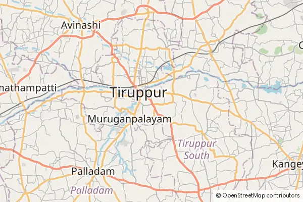 Mapa Tiruppur