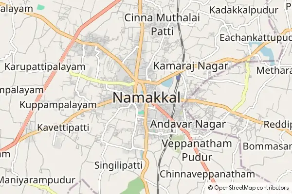 Mapa Namakkal