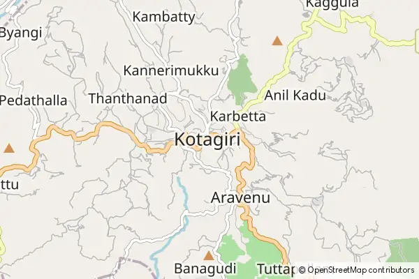 Mapa Kotagiri