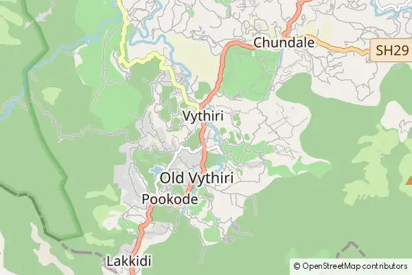 Mapa Vythiri