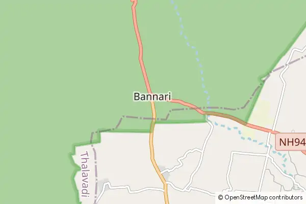 Mapa Bannari