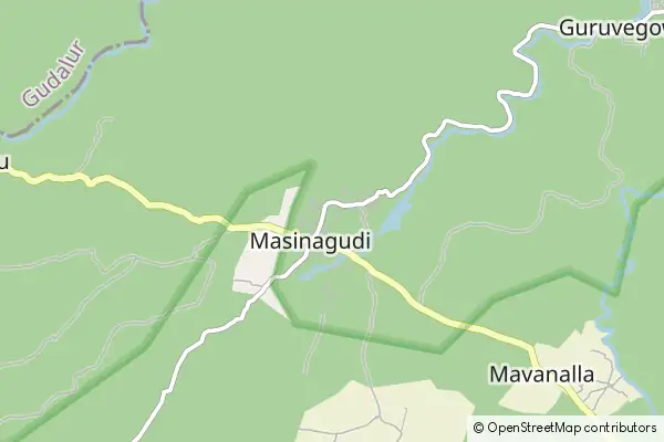 Mapa Masinagudi