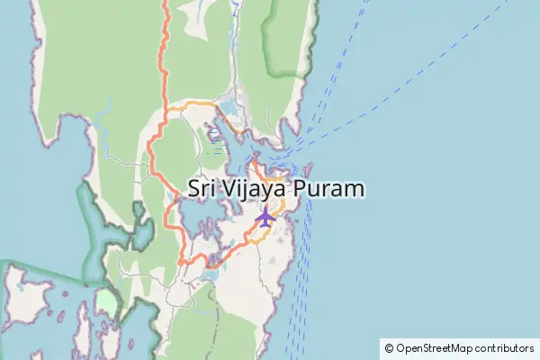 Mapa Port Blair