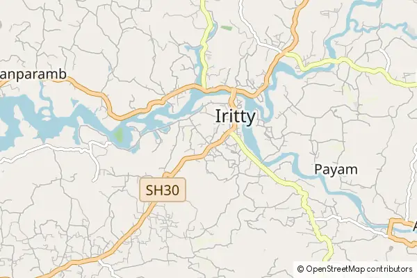 Mapa Iritty